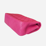 LARGE PINK CLASSIC DOUBLE FLAP
