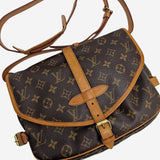 MONOGRAM CANVAS SAUMUR 30