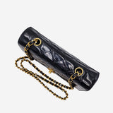 small patent diana flap bag
