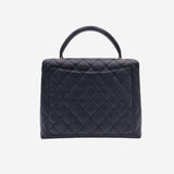 sjælden vintage caviar top handle "kelly"