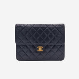 VINTAGE DIAMAND QUILTED FLAP BAG