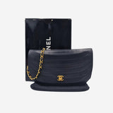 VINTAGE HALF MOON FLAP BAG