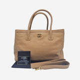 vintage beige Executive Cerf tote