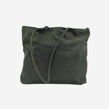 KHAKI LARGE NYLON SKULDERTASKE