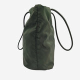 KHAKI LARGE NYLON SKULDERTASKE