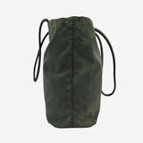 KHAKI LARGE NYLON SKULDERTASKE