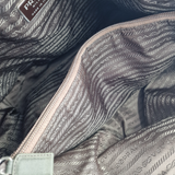 KHAKI LARGE NYLON SKULDERTASKE