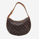 MONOGRAM CANVAS CROISSANT MM