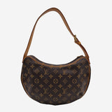 MONOGRAM CANVAS CROISSANT MM