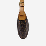 MONOGRAM CANVAS CROISSANT MM