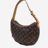 MONOGRAM CANVAS CROISSANT MM