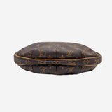 MONOGRAM CANVAS CROISSANT MM
