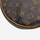 MONOGRAM CANVAS CROISSANT MM