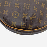 MONOGRAM CANVAS CROISSANT MM