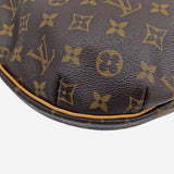 MONOGRAM CANVAS CROISSANT MM