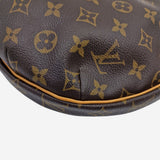 MONOGRAM CANVAS CROISSANT MM