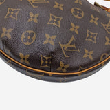 MONOGRAM CANVAS CROISSANT MM