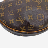 MONOGRAM CANVAS CROISSANT MM