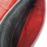 Vintage V stich flap bag