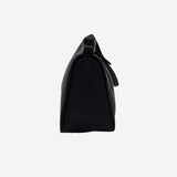 SORT NYLON HÅNDTASKE