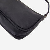 SORT NYLON HÅNDTASKE