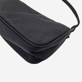 SORT NYLON HÅNDTASKE