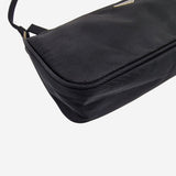 SORT NYLON HÅNDTASKE