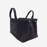 SORT DENIM CANAPA TOTE MEDIUM