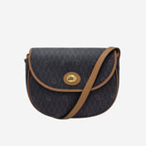 vintage honeycomb coated canvas crossbody