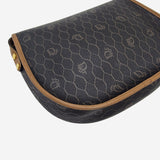 vintage honeycomb coated canvas crossbody