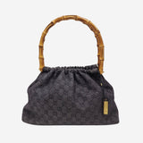 GG canvas bamboo skuldertaske
