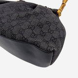 GG canvas bamboo skuldertaske