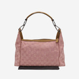 pink GG canvas skuldertaske