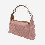 pink GG canvas skuldertaske