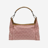 pink GG canvas skuldertaske