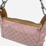 pink GG canvas skuldertaske