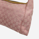 pink GG canvas skuldertaske