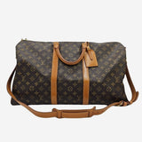 MONOGRAM CANVAS KEEPALL BANDOULIERE 50