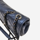 BLÅ MEDIUM IRIDESCENT LAMBSKIN SINGLE FLAP
