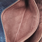 BLÅ MEDIUM IRIDESCENT LAMBSKIN SINGLE FLAP