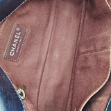 BLÅ MEDIUM IRIDESCENT LAMBSKIN SINGLE FLAP