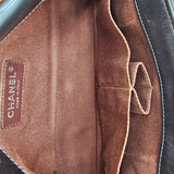 BLÅ MEDIUM IRIDESCENT LAMBSKIN SINGLE FLAP