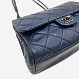 Medium glazed Aged calfskin Coco Flap Bag