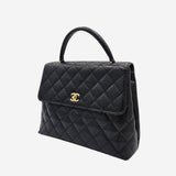 SJÆLDEN VINTAGE CAVIAR TOP HANDLE "KELLY"