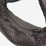 MEDIUM MØRKEBRUN CLASSIC VENETA HOBO