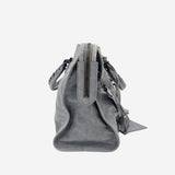 LYSEGRÅ/BLÅ CITY BAG