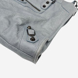 LYSEGRÅ/BLÅ CITY BAG