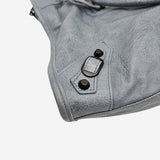 LYSEGRÅ/BLÅ CITY BAG