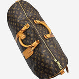 MONOGRAM CANVAS KEEPALL 55 BANDOULIERE