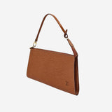 BRUN EPI LÆDER POCHETTE ACCESSOIRES